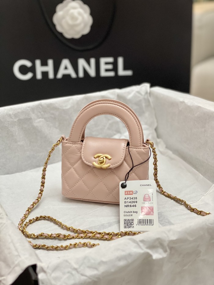 Chanel 23K Mini Kelly Handle Bag Mini with Chain(12.5*8.3*4cm)-035