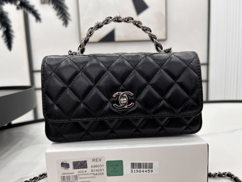 Chanel 23K Woc Shoulder bag with Handle(18.5*11*6cm)-017