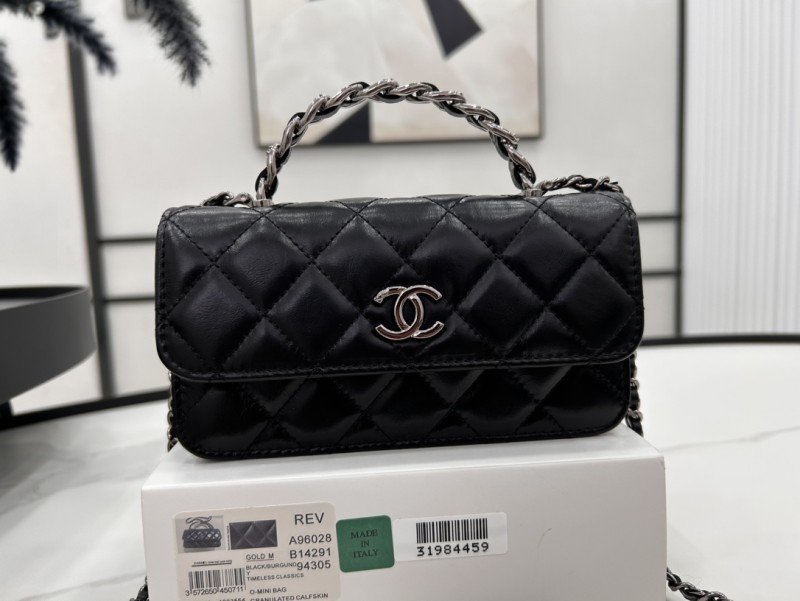 Chanel 23K Woc Shoulder bag with Handle(17.2*10*4.2cm)-017