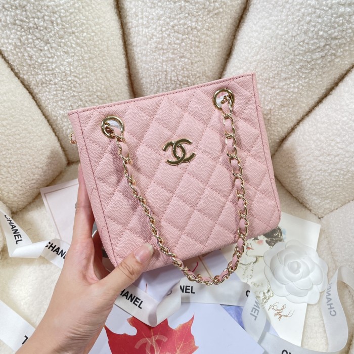 Chanel 22S Tote Bag(16*15*9cm)-016