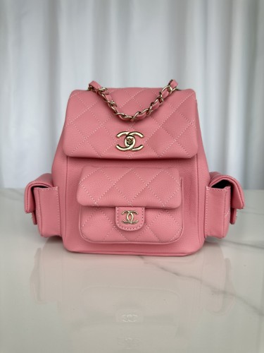 Chanel 23K Backpack(21.5*19.5*12cm)-097