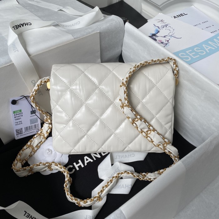 Chanel 23K Hobo Flap with Chain Strap(20.5*13.5*5cm)-087