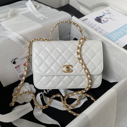 Chanel 23B Flap Bag with Handle(20.5*14*5cm)-018