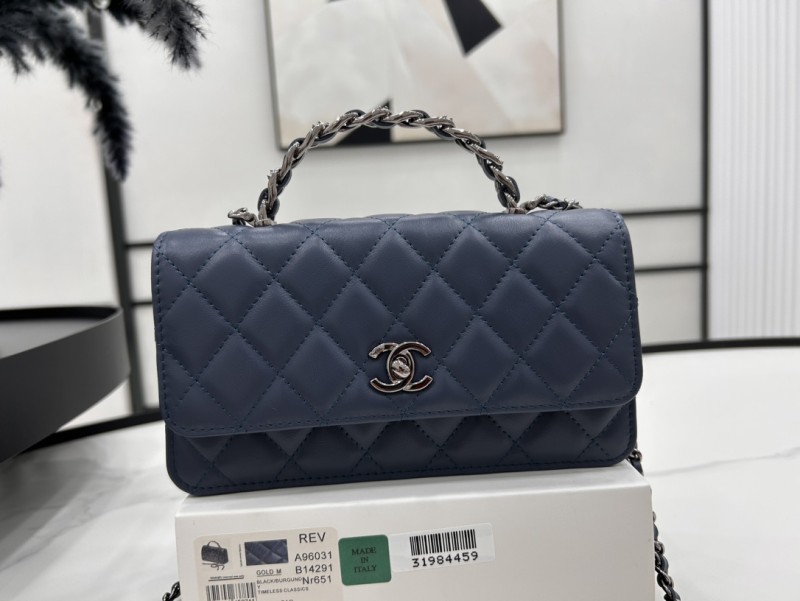 Chanel 23K WOC Shoulder bag with Handle(18.5*11*6cm)-017