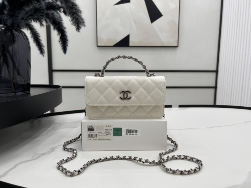 Chanel 23K Shoulder bag with Handle(17.2*10*4.2cm)-056