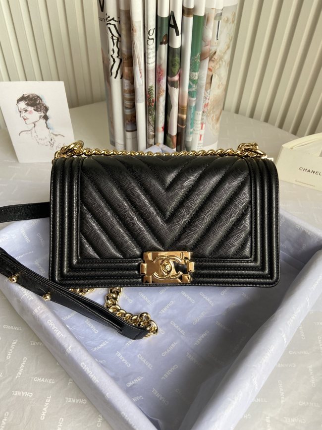 Chanel Le Boy(25*15*9cm)-015