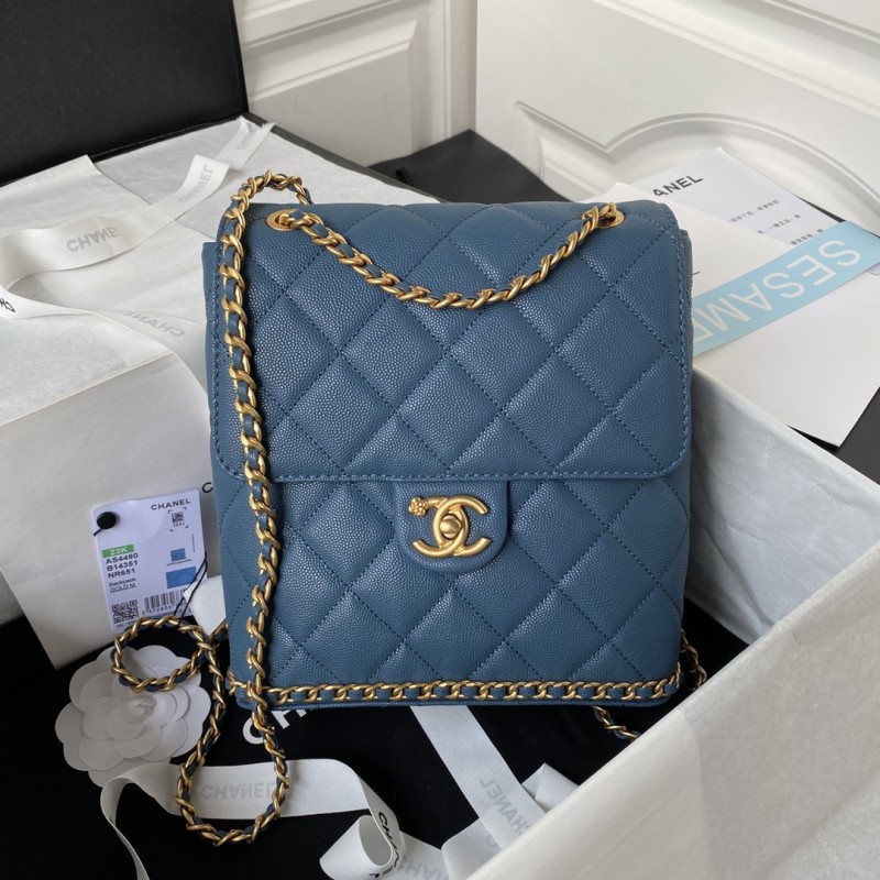 Chanel 23K Ado Backpack(22*21*9cm)-018