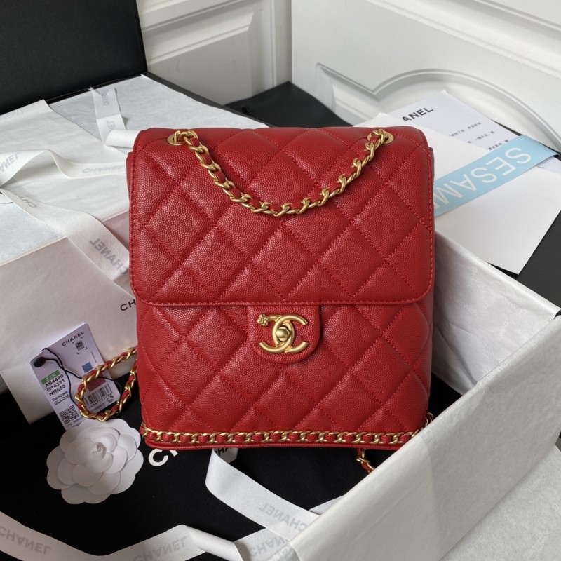 Chanel 23K Ado Backpack(22*21*9cm)-018