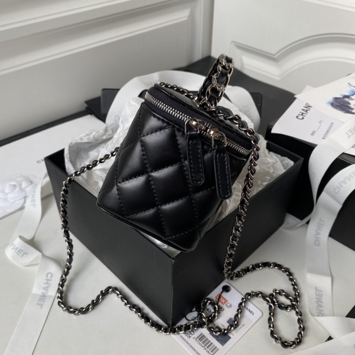 Chanel 23K Box Bag with Handle(17*9.5*8cm)-056