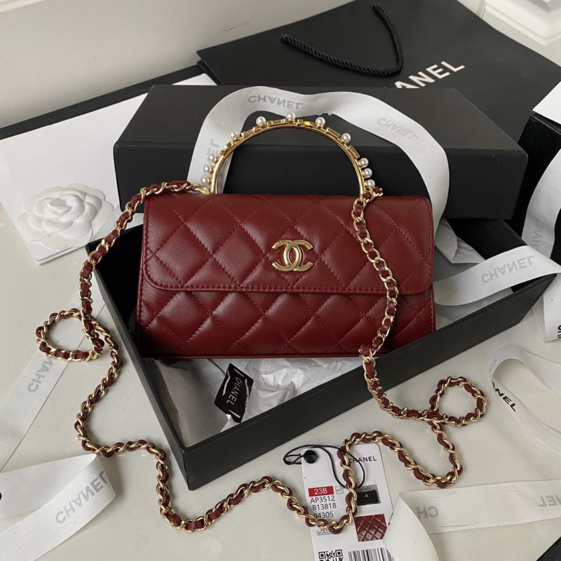 Chanel 23B Kelly Shoulder bag with Handle(18*10*4.5cm)-017