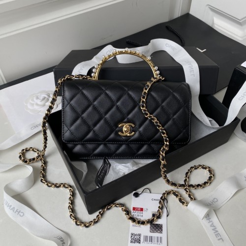 Chanel 23B WOC with Handle(19.2*12.3*3.5cm)-017