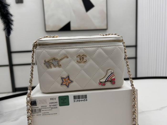 Chanel 24C Box Bag(17*9.5*8cm)-096