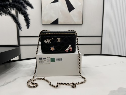 Chanel 24C Box Bag(17*9.5*8cm)-096