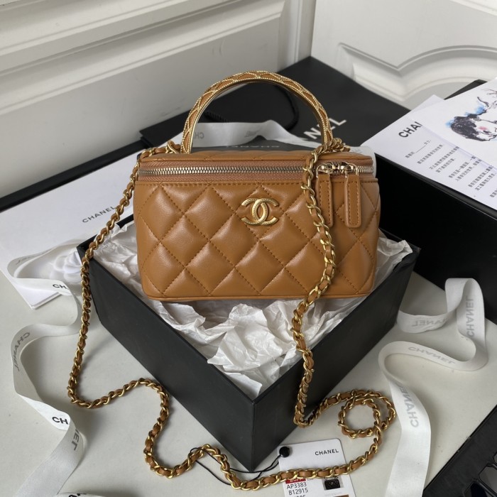 Chanel 23A Woc Box bag with Handle(17*9.5*8cm)-086