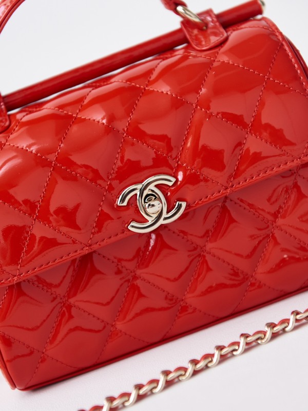 Chanel 23K Shoulder Bag with Handle(18*13*8.3cm)-037