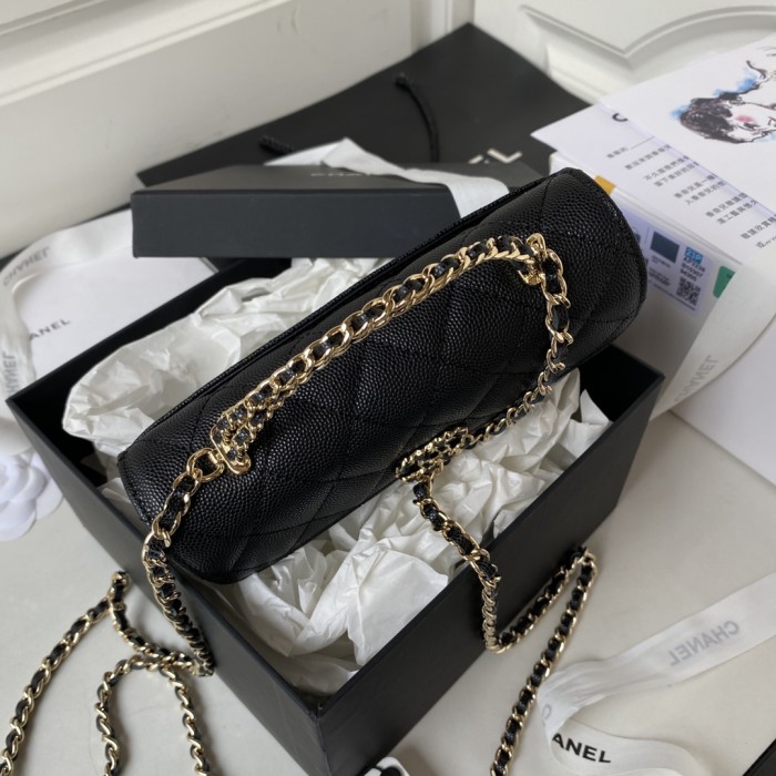 Chanel 23P Kelly Handle Bag with Chain(19*10*4.5cm)-086