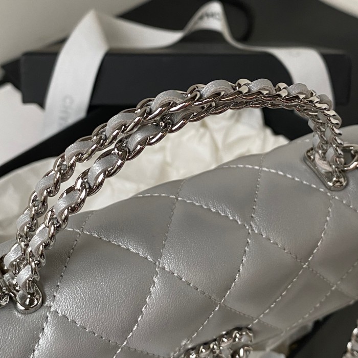 Chanel 23P Kelly Handle Bag with Chain(19*10*4.5cm)-086