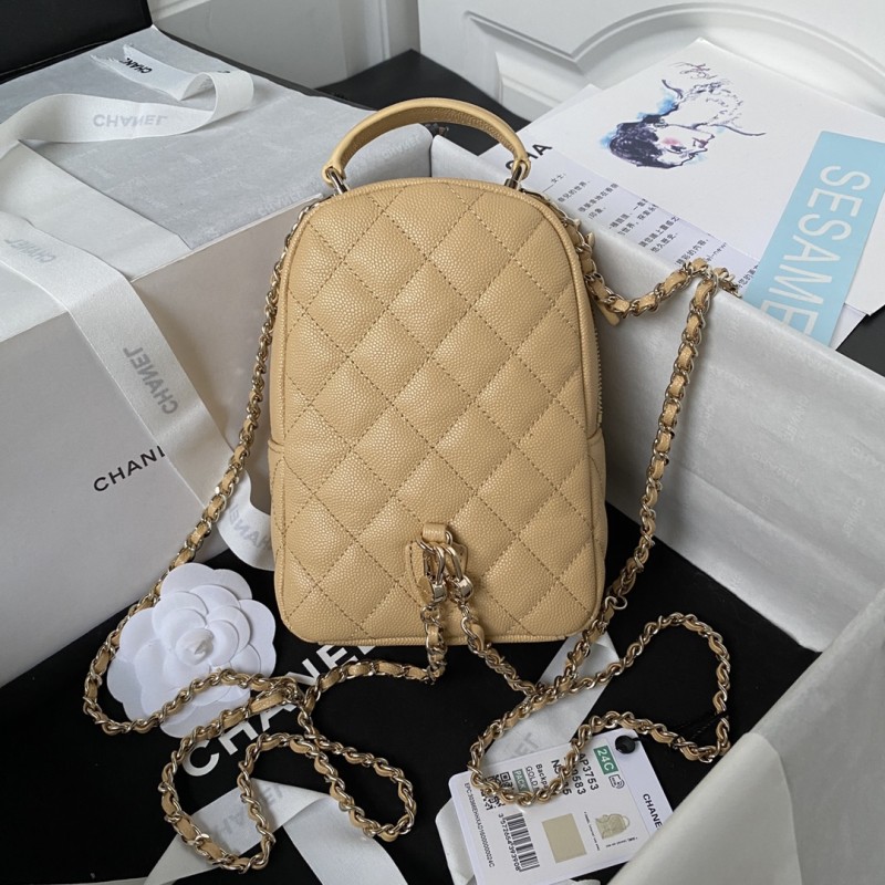 Chanel 24C Backpack with Handle(18*13*9cm)-086