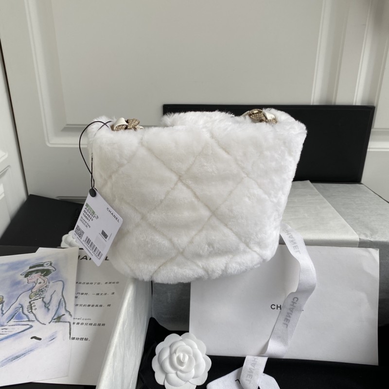 Chanel Fur Bucket Bag(18*16*12)-0101