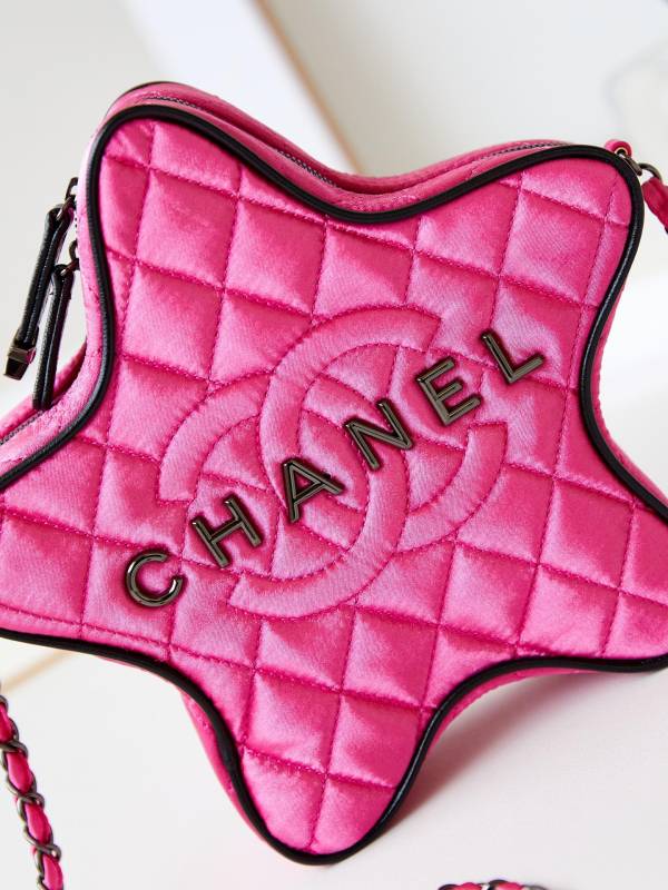 Chanel 24C Nylon-Star Handbag(22.5*22.5*6cm)-017
