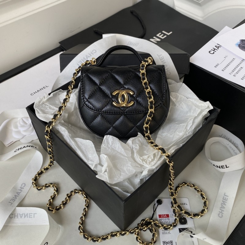 Chanel 23K Mini Shoulder Bag with Handle(12cm)-016