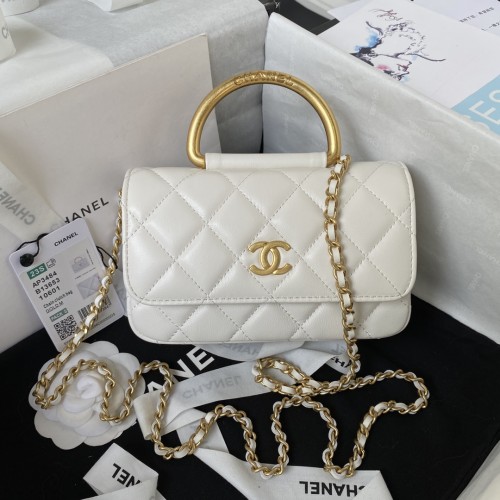 Chanel 23S Shoulder Bag with Handle(17.2*9*3.5cm)-036