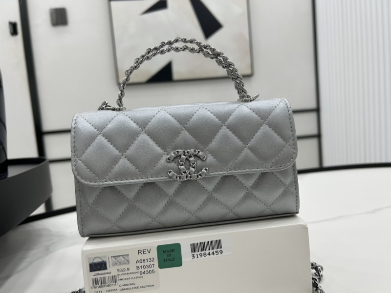 Chanel 23P Kelly Handle Bag with Chain(18*10*4.5cm)-017