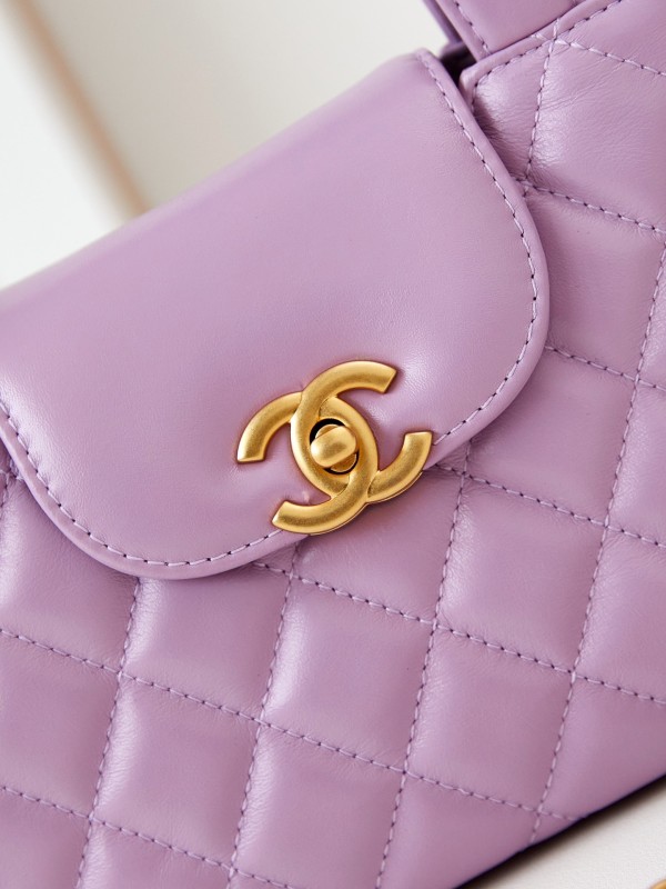 Chanel Kelly Shopping Bag 23K(19*13*7cm)-036