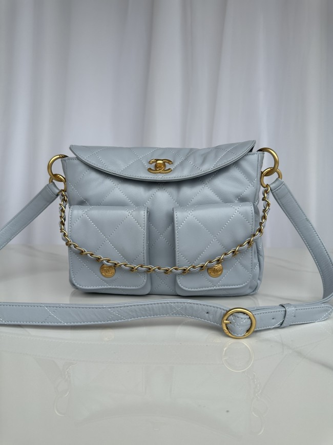 Chanel 24P Supple Twins Shoulder Bag(24.5*19*5)-087