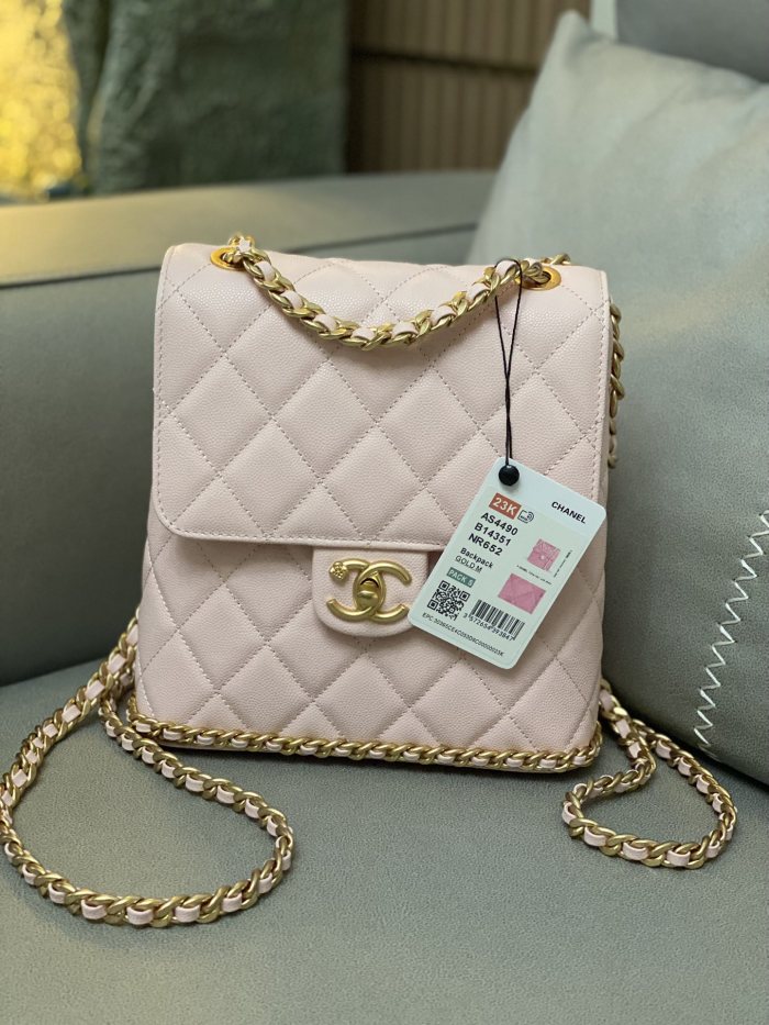 Chanel 23K Ado Backpack(22*21*9cm)-056