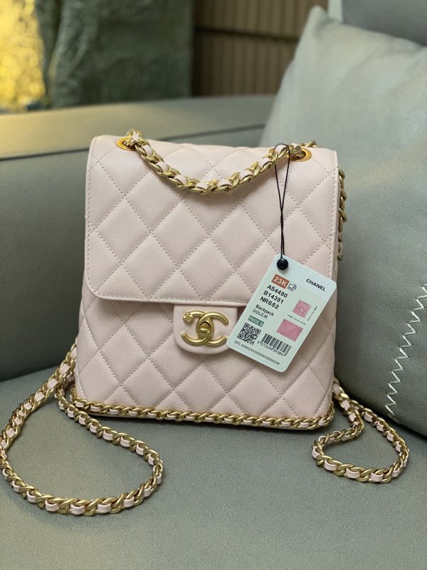 Chanel 23K Ado Backpack(22*21*9cm)-056