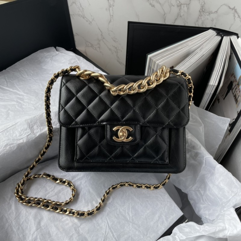 Chanel 23S Messenger Bag(22*18.5*7cm)-017