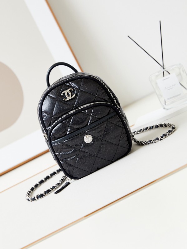 Chanel 23N Nylon Backpack(22*18*10cm)-087