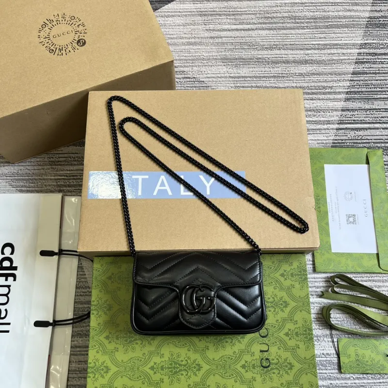 GG Marmont Super Mini Bag(16.5*10*5cm)-034