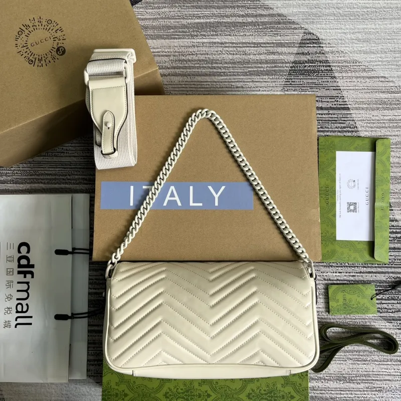 GG Marmont Matelasse Shoulder Bag(26.5*13*7cm)-066