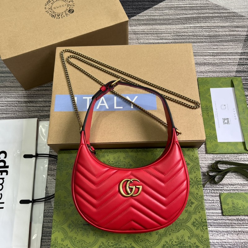 GG Marmont Half-Moon-Shaped Mini Bag(21*11*5cm)-065