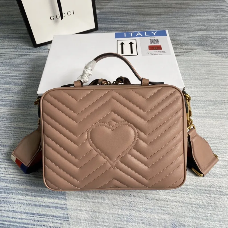 GG Marmont Small Top Handle Bag(25*19*8cm)-086