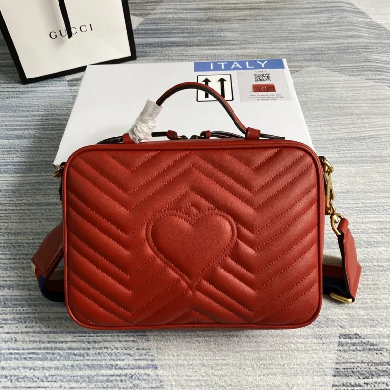 GG Marmont Small Top Handle Bag(25*19*8cm)-086