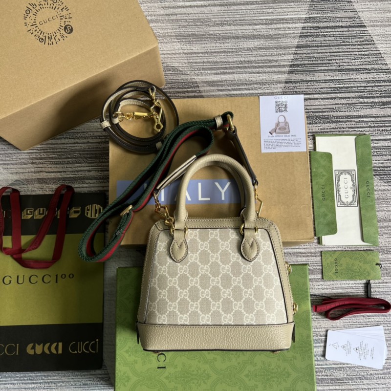 Gucci Horsebit 1955 Mini Top Handle Bag(20*19.5*7.5cm)-036