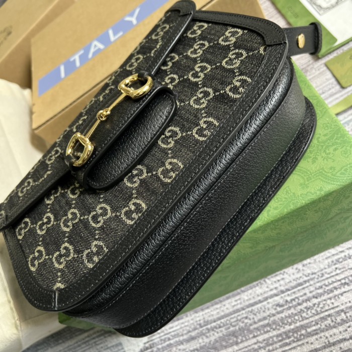 Gucci Horsebit 1955 Shoulder Bag(25*18*8cm)-096