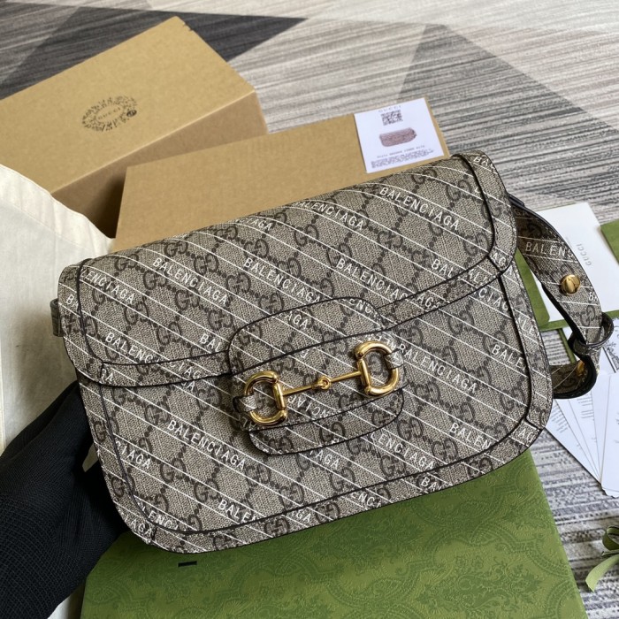 Gucci Horsebit 1955 Shoulder Bag(25*18*8cm)-006