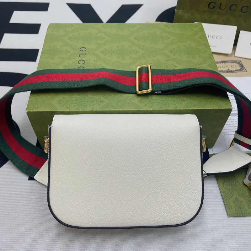 Gucci x Adidas Horsebit 1955 GG Mini Bag(20.5*14.5*5cm)-086