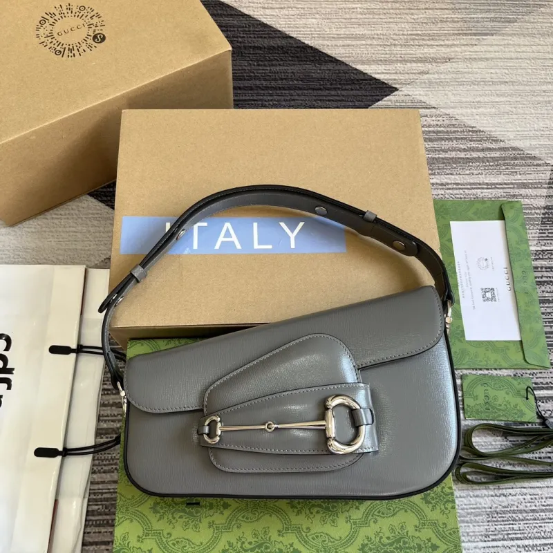 Gucci Horsebit 1955 Small Shoulder Bag(26.5*17-10.5*8-4cm)-086