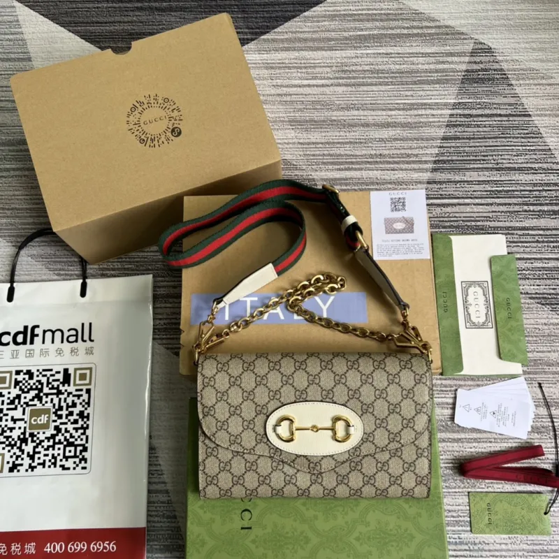 Horsebit 1955 Small Shoulder Bag (26*16*4cm)-055