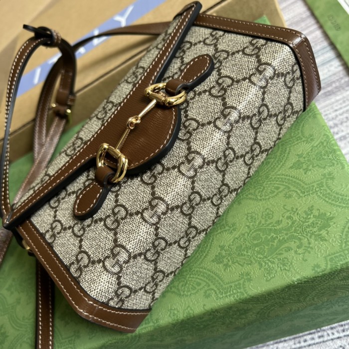 Gucci Horsebit 1955 Mini Bag(18*12*5cm)-084