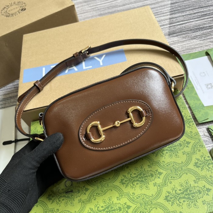 Gucci Horsebit 1955 Small Shoulder Bag(20*13*6cm)-094