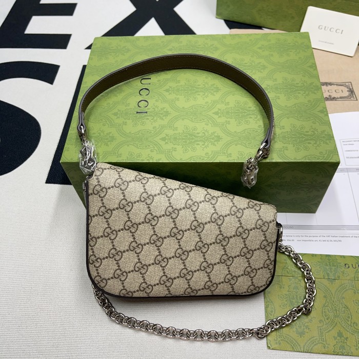 Gucci Horsebit 1955 Mini Shoulder Bag(19.5*12.5-8*6-3cm)-055