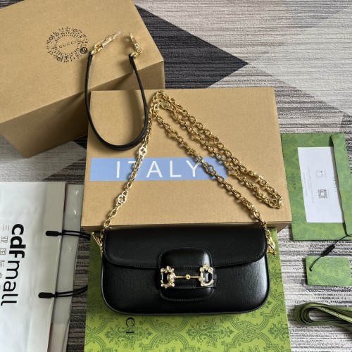 Gucci Horsebit 1955 Small Shoulder Bag(24*13*5.5cm)-066