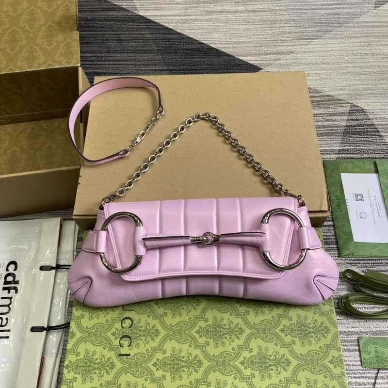 Gucci Horsebit Chain Medium Shoulder Bag(38*15*16cm)-087