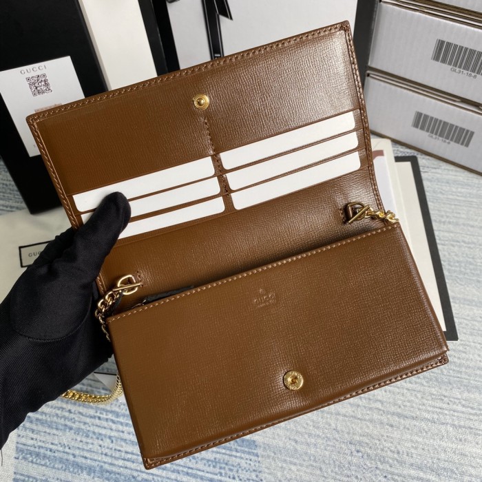 Gucci Horsebit 1955 Wallet with Chain(19*10*4cm)-003